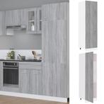 vidaXL Armoire à réfrigérateur Sonoma gris 60x57x207 cm, Maison & Meubles, Neuf, Verzenden