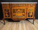 Credenza - Brons, Hout, Marmer