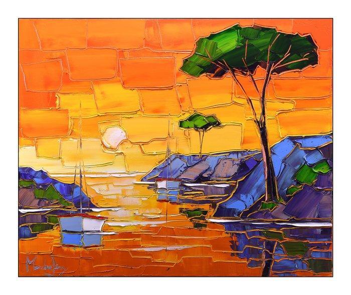 Caroline Mandrafina - Pfleger  Soleil levant en Côte-dAzur, Antiek en Kunst, Kunst | Designobjecten