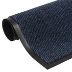 vidaXL Deurmat getuft 60x150 cm blauw, Verzenden, Nieuw