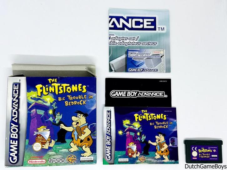 Gameboy Advance / GBA - The Flintstones - Big Trouble In Bed, Games en Spelcomputers, Games | Nintendo Game Boy, Gebruikt, Verzenden
