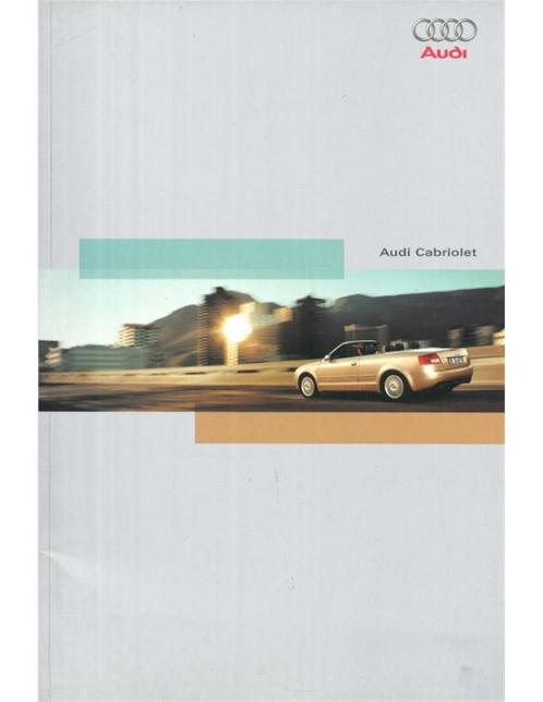 2004 AUDI A4 CABRIOLET BROCHURE NEDERLANDS, Boeken, Auto's | Folders en Tijdschriften