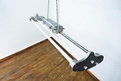 Polamp - Plafondlamp - Aluminium, Plastic, Staal, Antiek en Kunst, Antiek | Wandborden en Tegels