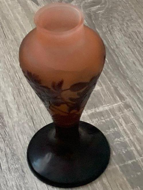 Emile Gallé - Flesvaas - Glas, Antiek en Kunst, Antiek | Glaswerk en Kristal