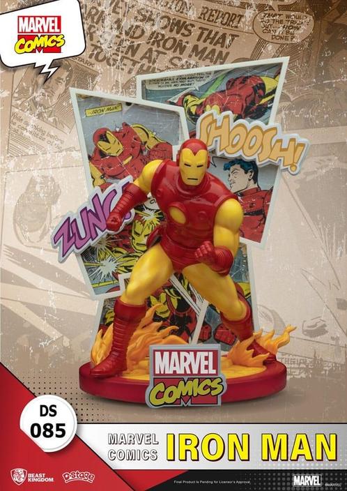 Marvel Comics D-Stage PVC Diorama Iron Man 16 cm, Collections, Cinéma & Télévision, Enlèvement ou Envoi