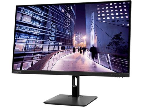 Lenovo -  Monitor N27p 27 Ultra Hd 4k Ips 62hz  - Zwart, Computers en Software, Monitoren, IPS, Ingebouwde speakers, In hoogte verstelbaar