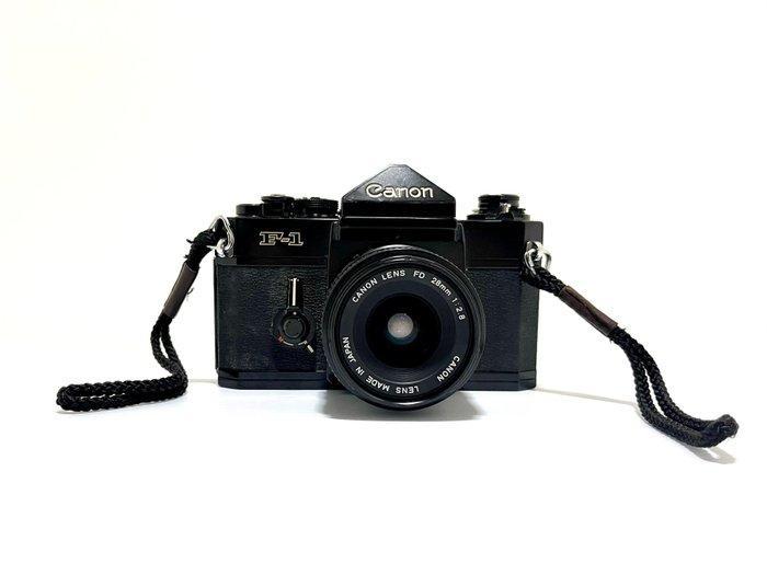 Canon F1 + FD 2,8/28mm | Analoge camera, Audio, Tv en Foto, Fotocamera's Analoog