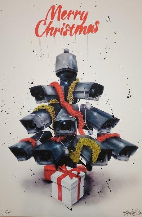 Onemizer (1987) - Merry Christmas, Antiek en Kunst, Kunst | Schilderijen | Modern