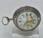 Tarts London - prunkvolle Repousse Silberspindeluhr - feinst, Nieuw