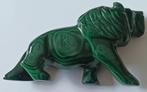 malachiet Gepolijste - Hoogte: 8 cm - Breedte: 4 cm- 544 g -