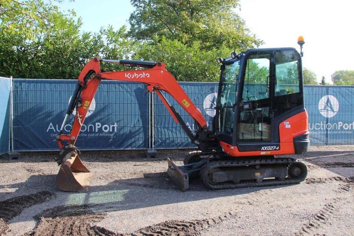 Veiling: Rupsgraafmachine Kubota KX027-4 Diesel 17.5kW 2018, Zakelijke goederen, Machines en Bouw | Kranen en Graafmachines, Ophalen