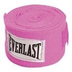 Everlast Boksbandages No Stretch 275 cm Roze, Sport en Fitness, Vechtsporten en Zelfverdediging, Verzenden, Nieuw, Vechtsportbescherming