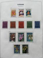 Suriname 1975/1990 - Vergevorderde Verzameling in Davo Album, Gestempeld