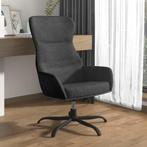 vidaXL Relaxstoel stof donkergrijs, Huis en Inrichting, Fauteuils, Verzenden, Nieuw