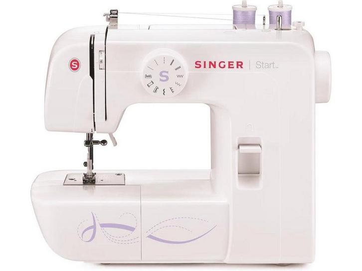 Singer Start F1306 - Naaimachine - 6 steken - wit, Antiek en Kunst, Antiek | Naaimachines, Verzenden