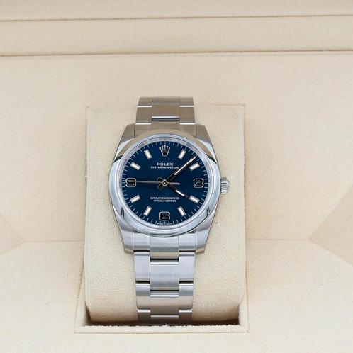 Rolex Oyster Perpetual 34 114200 uit 2000, Handtassen en Accessoires, Horloges | Dames, Verzenden