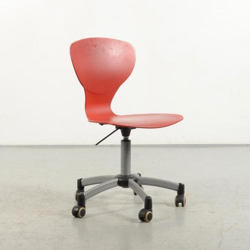 Design werkstoel Ilpospa IKS - Rood - Verrijdbaar, Huis en Inrichting, Stoelen, Gebruikt, Ophalen of Verzenden