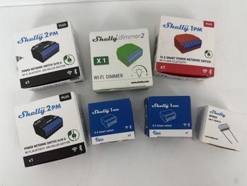 Veiling - 7x Diverse Shelly Elektronica (Wifi/Bluetooth)