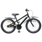 vidaXL Kinderfiets 22 Inch voor 7-12 jaar oud Zwart, Fietsen en Brommers, Verzenden, Nieuw