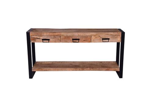 Mangohout Sidetable Winnie 150 cm, Huis en Inrichting, Tafels | Sidetables, Nieuw, Verzenden