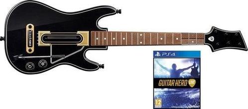 Guitar Hero Live Gitaar + Receiver + Game (PS4) (PS4 Games), Games en Spelcomputers, Games | Sony PlayStation 4, Zo goed als nieuw