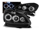 Angel Eyes koplampen Black geschikt voor Renault Clio 3, Auto-onderdelen, Verzenden, Nieuw, Renault