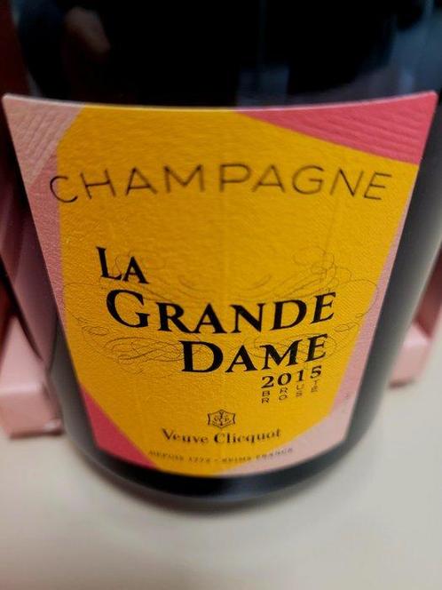 2015 Veuve Clicquot, La Grande Dame - Champagne Rosé - 1, Verzamelen, Wijnen