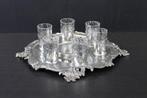 Christofle, Gallia - Drinkset (7) - Glas, Verzilverd - Art, Antiek en Kunst