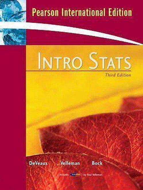 Intro Stats 9780321553560 Richard D. De Veaux, Boeken, Taal | Engels, Gelezen, Verzenden