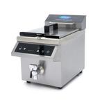 Frituurpan - 8 L - 1 Mand - Inductie - met Tapkraan, Elektronische apparatuur, 4 liter of meer, Verzenden, Nieuw