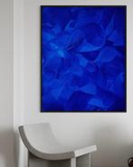 Anaïs LF - N°13 - Eclat Cobalt - Blue waves - Abstract art