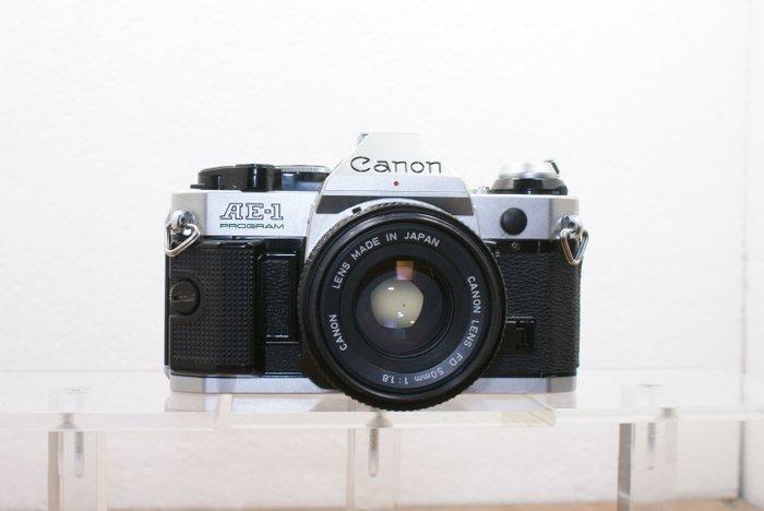 Canon AE-1 Program + FD 1,8/50mm + Combex 3.5-4.5/35-70mm +, Audio, Tv en Foto, Fotocamera's Analoog