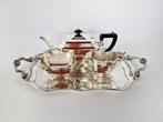 Ontbijtservies - Elegant Silver-Plated Breakfast Set -, Antiek en Kunst