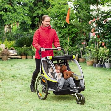 Kinderfietskar - Veilig en Comfortabel - Groen beschikbaar voor biedingen