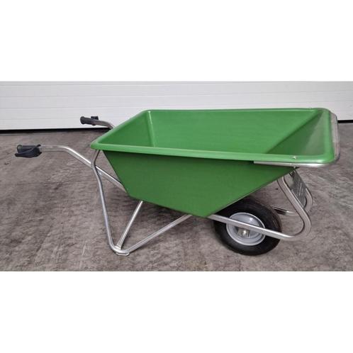 Landbouwkruiwagen 160l met sterk lichtgewicht aluminium, Doe-het-zelf en Bouw, Transportwagens, Nieuw