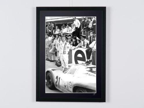 Le Mans 1971 - Steve McQueen & Derek Bell - Fine Art, Verzamelen, Film en Tv