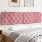 vidaXL Hoofdbordkussen 200 cm fluweel roze, Huis en Inrichting, Verzenden, Nieuw
