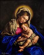 G. Odierna (XX), Da il Sassoferrato - Madonna con Bambino, Antiek en Kunst