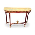 Console - Luis XVI - Bois, Marbre, Antiek en Kunst