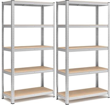 SONGMICS heavy-duty planken, set van 2, kelderplanken, opber beschikbaar voor biedingen
