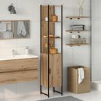vidaXL Badkamerkast Artisan Eiken 33x33x185,5 cm Gelaagd, Verzenden, Nieuw