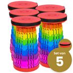 Set Van 5 Stuks ! Alora Opvouwbare Kruk Extra Strong -