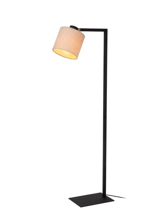 Lucide LESLEY - Vloerlamp - 1xE27 - Zwart, Huis en Inrichting, Lampen | Vloerlampen, Nieuw, Verzenden