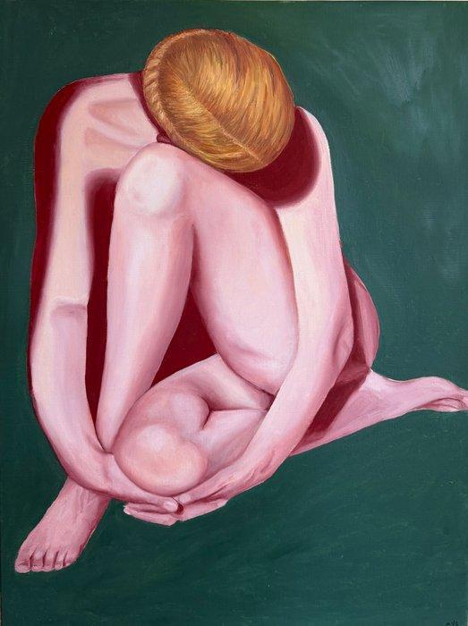 Victoria Stöger - Nadadora, Antiquités & Art, Art | Peinture | Moderne