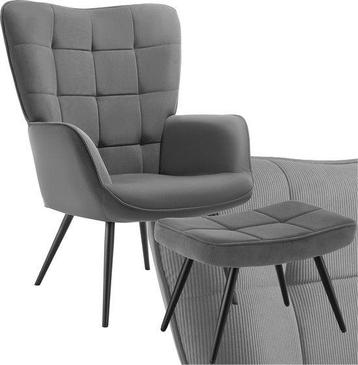 Tweedekans | tectake® Oorfauteuil in Scandinavische stijl - beschikbaar voor biedingen