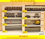 Marklin modeltreinen, locomotieven, wagons, rails, 2dehands, Ophalen of Verzenden, Nieuw, Märklin