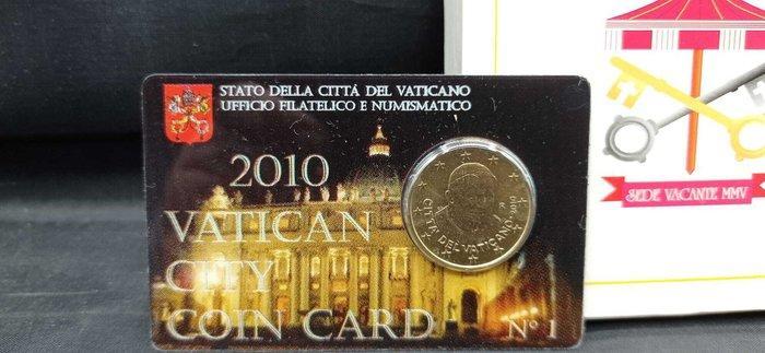 Vatican. 50 Cent / 5 Euro 2005/2010 (2 coins) Proof + BU, Postzegels en Munten, Munten | Europa | Euromunten