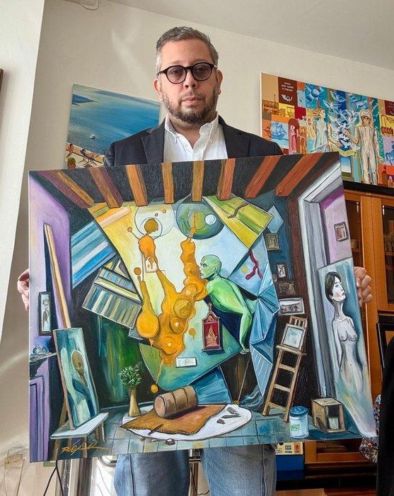 Roberto Cafarotti - Alien Art, Antiek en Kunst, Kunst | Schilderijen | Modern