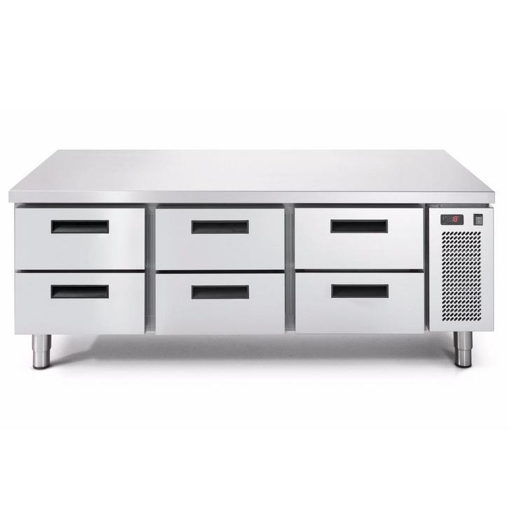 Koelwerkbank | LINEAR | Laag Model | 250L | 6 Laden (1/1, Zakelijke goederen, Horeca | Keukenapparatuur, Nieuw in verpakking, Verzenden