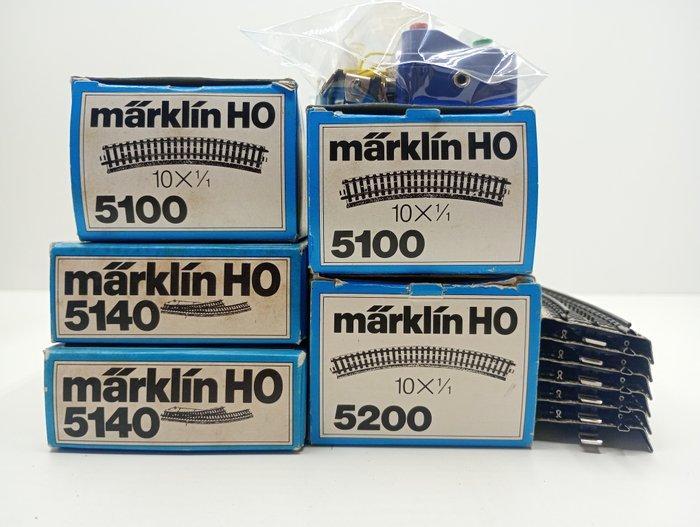 Märklin H0 - Modeltreinsporen (42) - M sporen - Gebogen, Hobby en Vrije tijd, Modeltreinen | H0